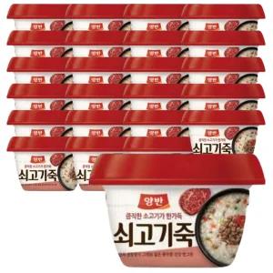 동원 양반 쇠고기죽 287.5g 24개