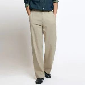 남자 남성 뒷밴딩 빅사이즈 28~38 린넨 면 와이드핏 라이트코튼 와이드팬츠