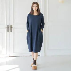 엄마옷 마담4060 항아리홈웨어원피스 여성 데일리 -ZHW2511004-