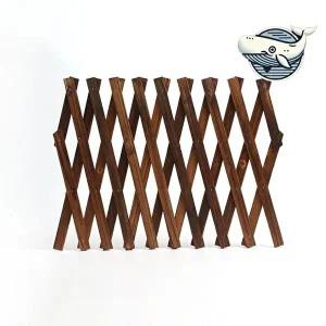 고품질 원목 정원 울타리 자바라 실용적 분리목재 원주목 방수목테라스 합성목재 화단경계목 WFGX64M