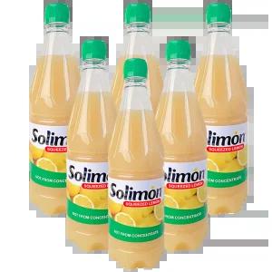 솔리몬 스퀴즈드 레몬즙990ml X 6병 NFC 비농축 레몬수
