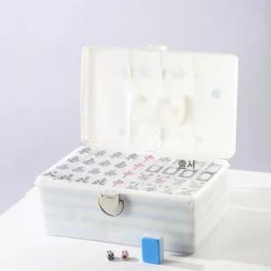 마작패 게임 여행용 마작세트 휴대용 보드게임 대형 이동식 미니 고급 가방