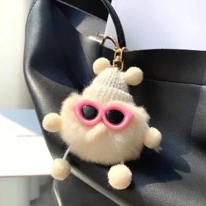 가방 폼폼이 키링 힙한 기획상품 인기템 인형 키링 방울 차키 털 귀여운 먼지