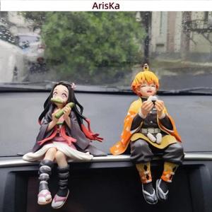 귀멸의 칼날 자동차 피규어 차량 대쉬보드 네비 모니터 장식 귀여운 캐릭터 꾸미기 용품