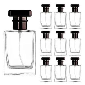 카타니아 퍼퓸 블랙캡 30ml X 10개 향수병 스프레이 스크류타입 공병 용기 유리 DIY