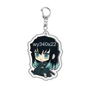  귀멸의칼날 키링 귀칼 아크릴 열쇠고리 백팩 키홀더 기유 무이치로 젠이츠