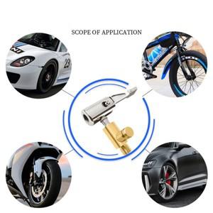 자동차 타이어 노즐 클램프 에어 척 압축기 호환  휴대호환  풍선 펌프 커넥터 수리 밸브 어댑터 수축 가