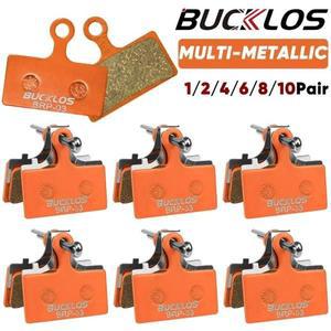 BUCKLOS 자전거 유압 디스크 브레이크 패드 M9000 금속 도로 산악 G01S G03C G05S에 적합