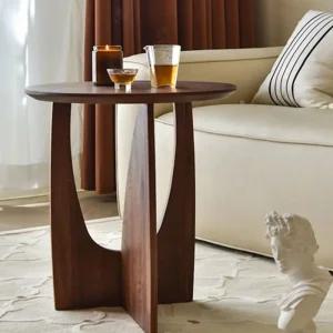 호텔 사이드테이블 카페 원목 커피 테이블 라운지