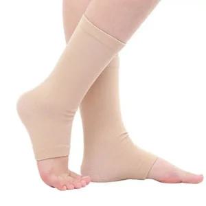 발목 압박 밴드 스포츠 보온대 통증 발목 보호 밴드 완화 혈액순환 스트랩 스타킹 종아리 피로 워머 레그