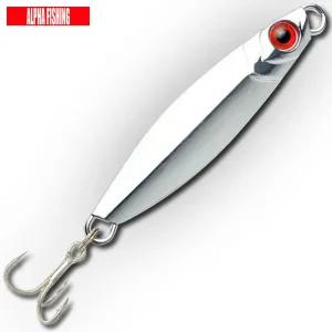 크롬메탈지그 7g/10g/15g/20g/30g/40g/60g/80g 트레블훅 기본장착