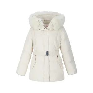 [롯데백화점]메르시앤에스 퍼카라 벨트 숏패딩 MBBDO34