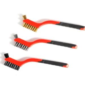 양방향 녹제거 철 스텐 와이어 브러쉬 3종/솔/금속/수세미/틈새/청소/세척/녹