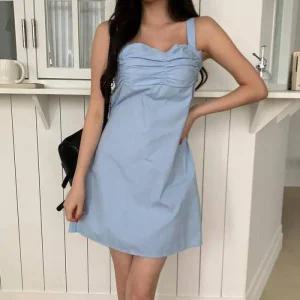 [라일리여성의류] Rly 나시 하객 원피스 미니 온나핏 백리본 셔츠 뷔