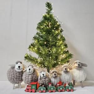 크리스마스트리세트 지네전구 장식 소품인테리어 미니 소형 선물 오너먼트 장식품 성탄절데코