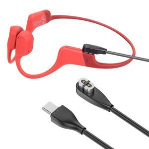 Aftershokz 헤드폰용 마그네틱 충전기 코드, USB C 타입 교체 케이블, 샥스 OpenRun/OpenRun Mini/OpenComm