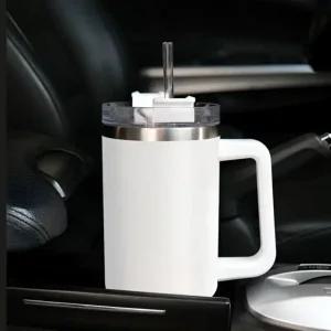 1180ml 대용량 304스텐 텀블러 손잡이 강력 보온보냉