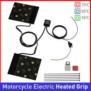 바이크 오토바이열선그립 핸들열선 방한용품 오토바이 가열 핸들 그립 12V 스노 모빌 ATV 바 히터 워머 키