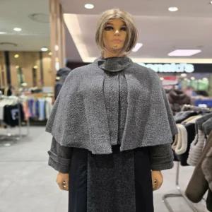 [에고이스트] 변형 케이프 하이넥 숏 코트  EQ4WC-961