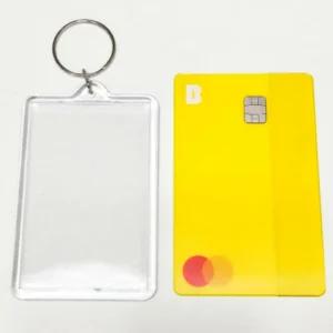 아크릴 투명 증사 최애 사진 액자 키링 직사각 특대형 키홀더 패션 잡화 직사각형