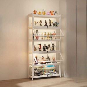 투명 4단 3면투명 60m 잠금장치있는 색상 피규어보관대 장식장 쇼케이스 레고장식장