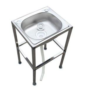 간이 세면대 스테인레스 싱크대 소형 세면기 개수대 스탠드