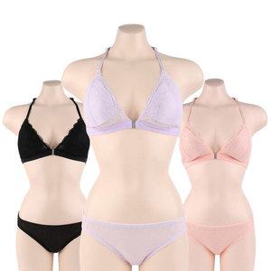 여성 노와이어 앞후크 브라팬티 6종세트 브라렛 A195 자넷