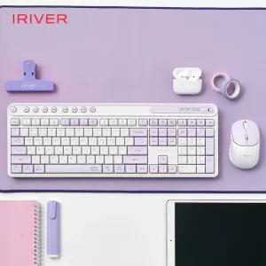 아이리버 MVS601 Silent 무소음 사무용 무선 키보드마우스세트 라벤더