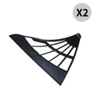 쓰리잘비2 빗자루 교체헤드 블랙 청소 대형 32cm X2 BNS