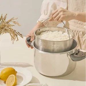 PN풍년 압력솥 저당찜기 6인 8인 10인용 풍년 압력솥 호환 무연마제 찜기