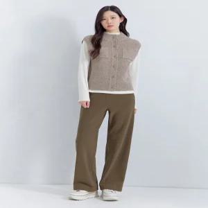 [지센] 핏센 와이드 밴딩 기모 슬랙스(롱기장) LOPTPA12_BR