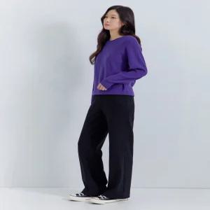 [지센] 핏센 와이드 밴딩 기모 슬랙스(롱기장) LOPTPA12_BK