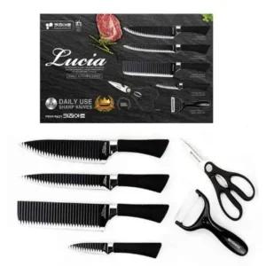 주방용 한식 요리사칼 물결무늬 주방칼 6종 조리 도구