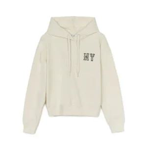 MLB후드티 JQT 3FHDB3144-50CRM 여성 쿠퍼스 스몰로고 크롭 후드티