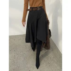 [다바걸]델라언발훌스커트(벨트세트)