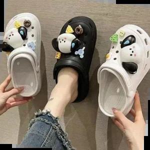 에바실내화 여성 통굽 가벼운 키높이 슬리퍼 EVA 샌들 5.5cm