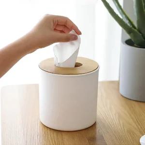 휴지케이스 원목 롤 화장지 두루마리 욕실 주방 원형 보관 인테리어