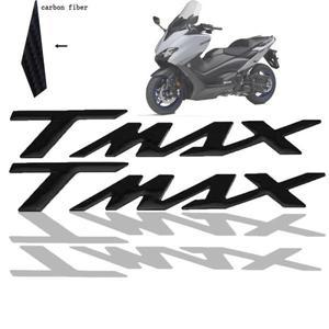오토바이 3D 마크 T 맥스 스티커 탄소 섬유 에폭시 TMAX 500 T-Max 1 쌍