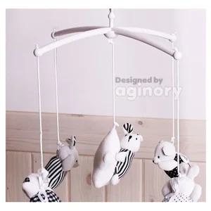 천정고정판 십자형 모빌대 모빌홀더