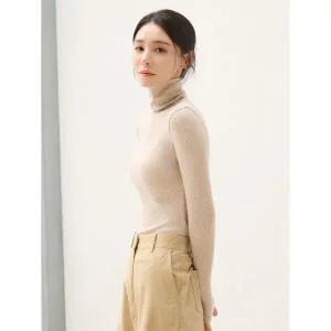 탑텐 TOPTEN 여성) ON AIR 수퍼웜 립 터틀넥 긴팔티_MSF4U04 MSF4U04 155956