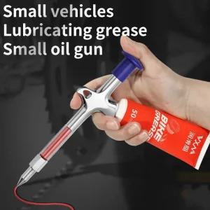 구리스니뿔 니플 자전거 알루미늄 그리스 건 합금 MTB 볼 베어링 허브 주사기 오일 윤활제 사이클링 수리