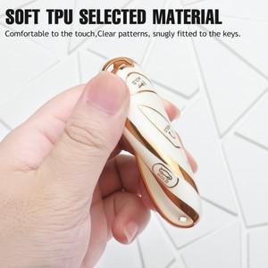 현대 투싼 2025 코나 아이오닉 싼타페 MX5 스텀허브 6 리모컨 키 케이스 커버 (소프트 TPU 소재)