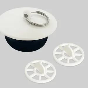 국산생산 욕조 마개 백색 x 1개 2개 망35mm 뚜껑 거름망 캡 배수구