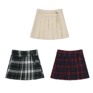 [롯데백화점]탑텐키즈 여아) 허리 벨트 플리츠 스커트 MKE4RS2211