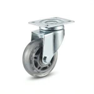 2인치 무소음 우레탄 바퀴 회전 캐스터 가구 수레 이동식 교체 DIY