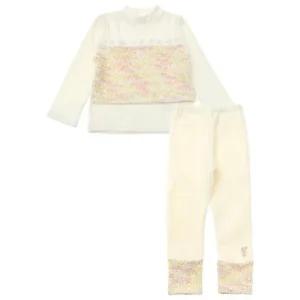 [갤러리아] 프렌치캣 IV뷔스티에티셔츠/기모레깅스 세트 Q46DKT200/Q46DKP090