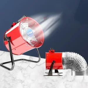 이동식 환풍기 가정용 창문 미니 베란다 환기 6인치