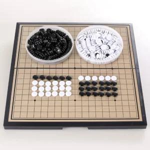 자석 바둑판 오목판 바둑알 휴대용 오목게임 29cm 휴대영 보드 장기판세트 종합 접이식 용게임 오묵 즐기는