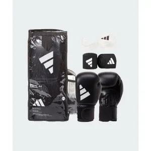 매장정품 아디다스 ADIDAS COMBAT SPORTS 복싱 글러브 핸드랩 마우스가드 세트ADIBPKIT01S 블랙 ADIBPKIT01
