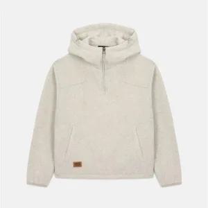 네파여성 플러피 하프집업 후디 플리스 안유진착장 뽀글이 후리스 아노락 7K86060